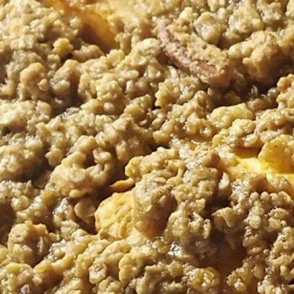 Peach Crisp with Granola