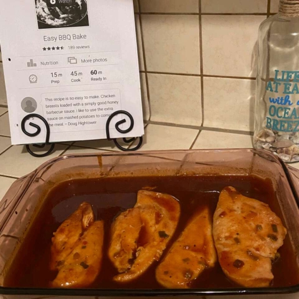 Baked Honey Barbecue Chicken