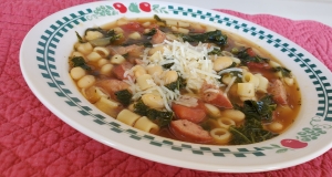 Smoked Sausage and Tuscan White Bean Soup