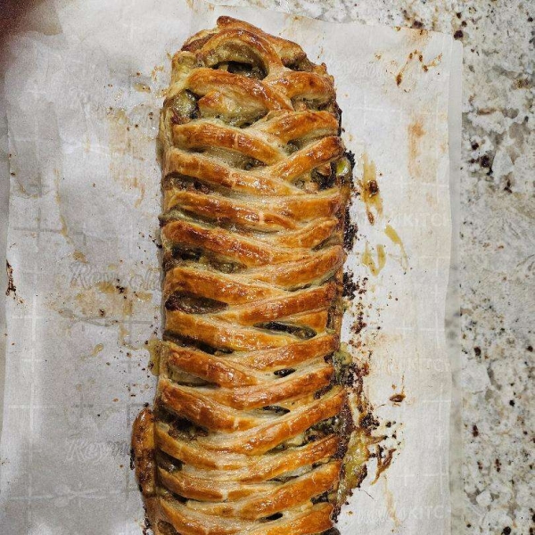 Chicken Mushroom Strudel