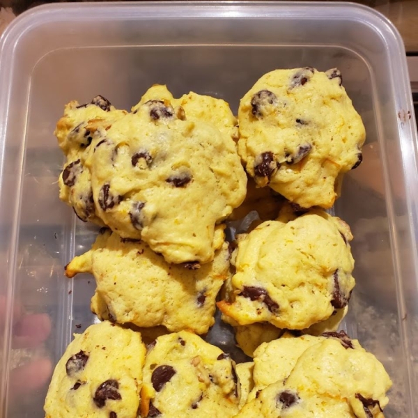 Orange Chocolate Chip Cookies