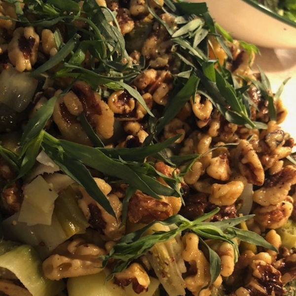 Leeks and Tarragon in Dijon Vinaigrette