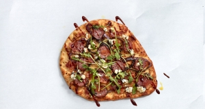 Flatbread Salami Pizza