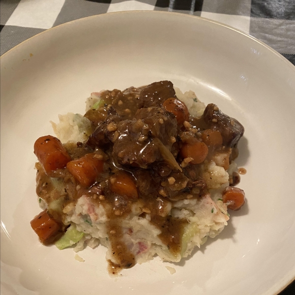 Beer Braised Irish Stew and Colcannon