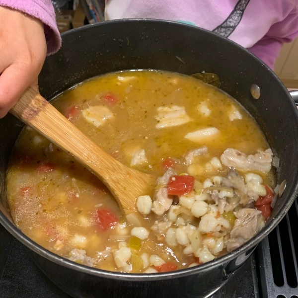 Quick and Easy Chicken Pozole