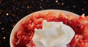 Slow Cooker Cherry Cobbler