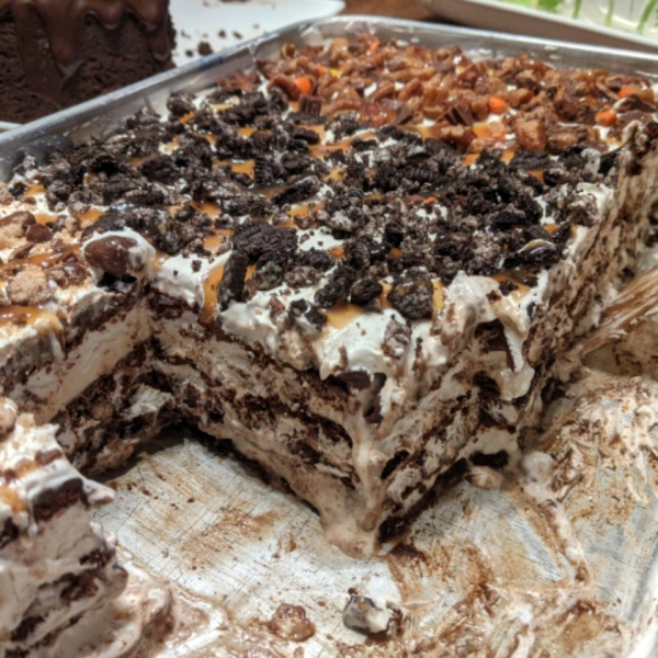 Hot Fudge Ice Cream Bar Dessert