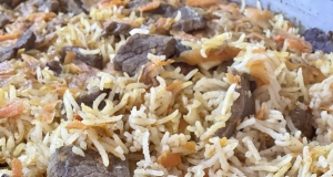 Uzbek Plov (Lamb and Rice Pilaf)