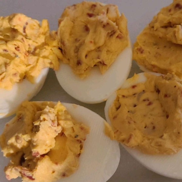 Fully Loaded Deviled Eggs