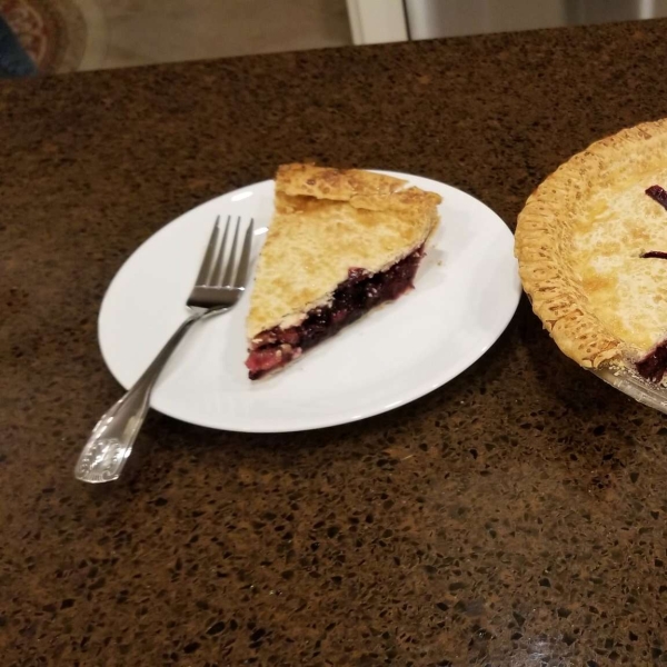 Blueberry Rhubarb Pie