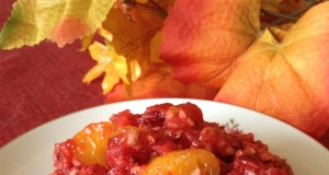 Cranberry Jell-O Salad with Mandarin Oranges