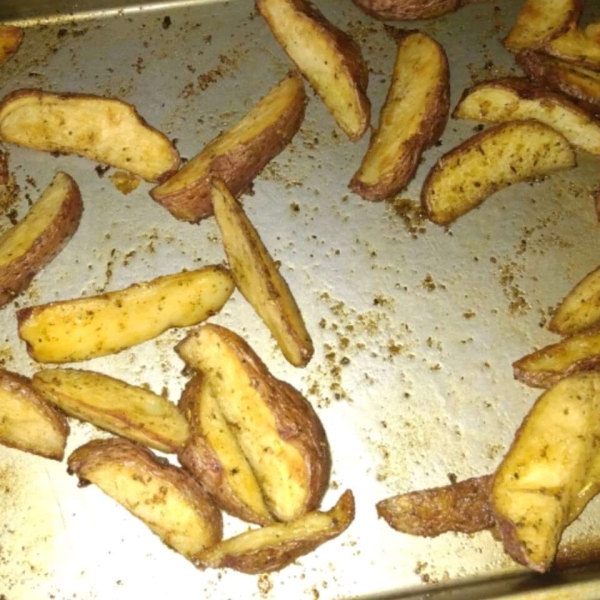Seasoned Baked Potato Wedges