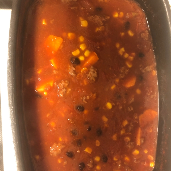 Sausage & Sweet Potato Chili