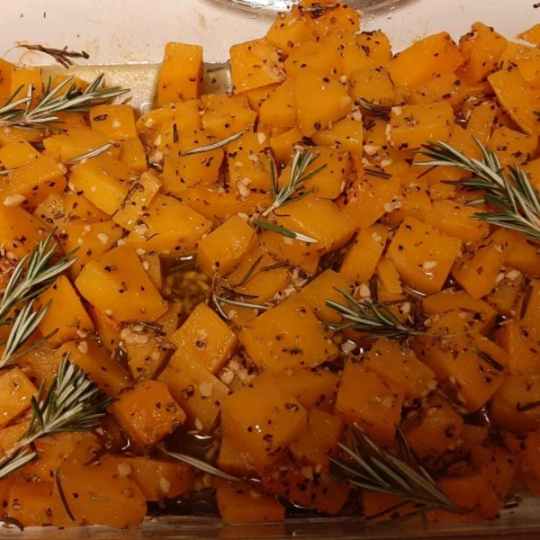 Rosemary Roasted Butternut Squash