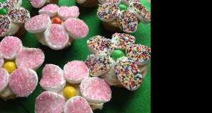 Easy Flower Cupcakes