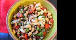 Vegan Black Eyed Pea Salad with Cilantro