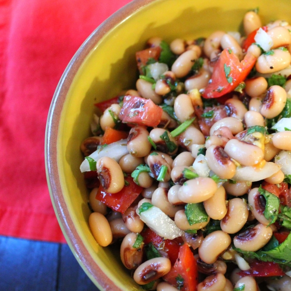 Vegan Black Eyed Pea Salad with Cilantro