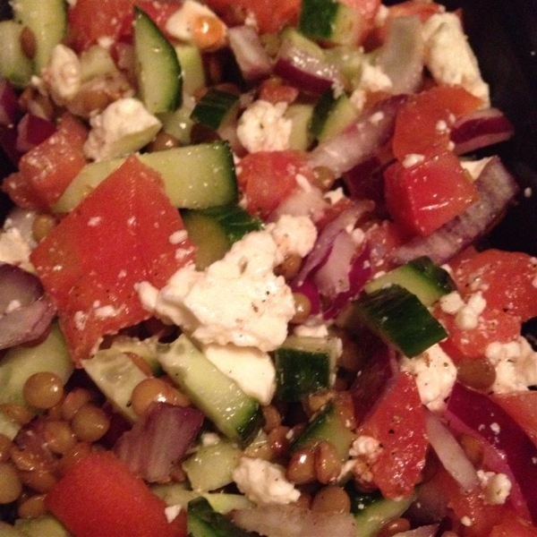 Greek Lentil Salad