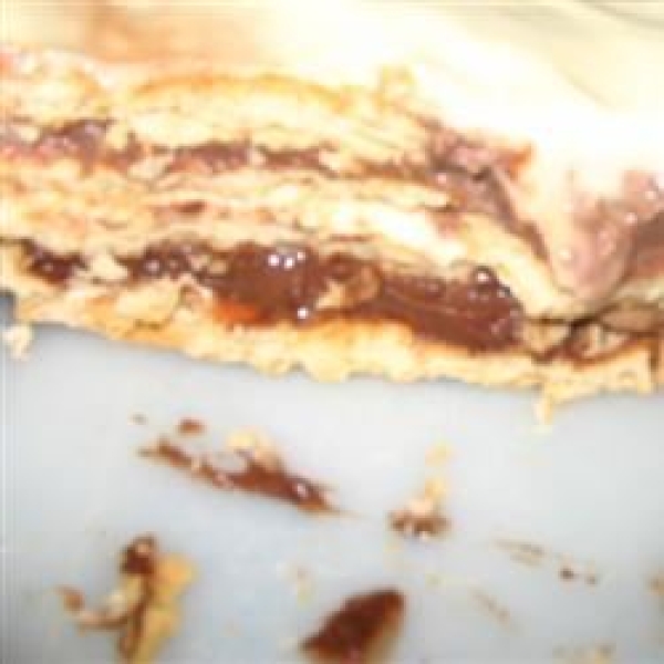 No-Bake Zebra Cake