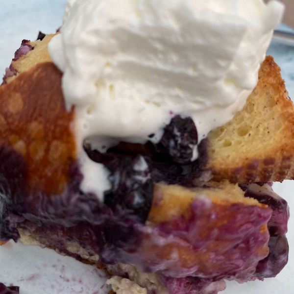 Overnight Blueberry French Toast Casserole