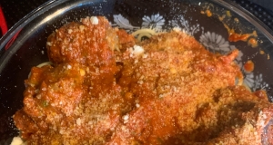 Mama's Best Ever Spaghetti and Mozzarella Meatballs