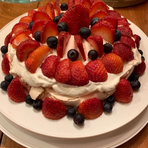 Chef John's Pavlova with Strawberries