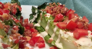 Grilled Romaine with Blue Cheese