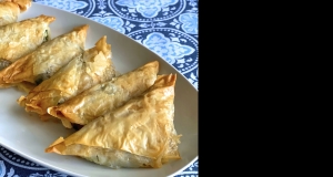 Sausage Spanakopita Triangles