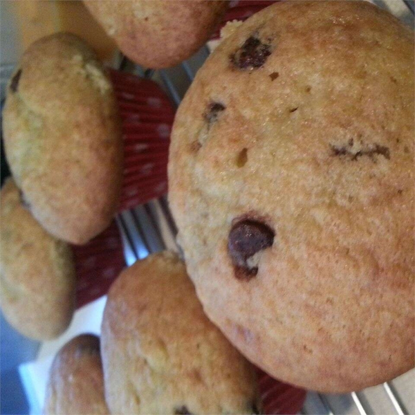 Banana Muffins with Chocolate Chips