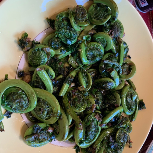 Sauteed Fiddleheads