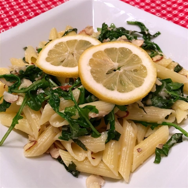 Gluten Free Fresh Lemon and Basil Penne