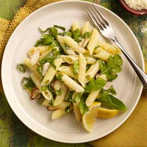 Gluten Free Fresh Lemon and Basil Penne