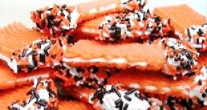 White Chocolate Holiday Spritz Cookies