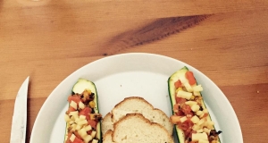 Italian-Style Stuffed Zucchini (Kid-Friendly)