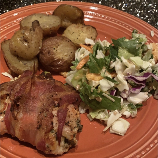 Bacon-Wrapped Chicken Stuffed with Spinach and Ricotta