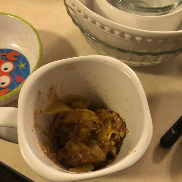 Apple Crisp in a Mug