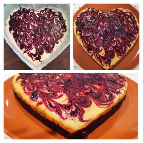 Red Velvet Cheesecake Swirl Brownies