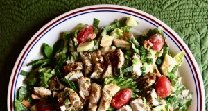 Za'atar Chicken Salad with Lemon-Tahini Dressing