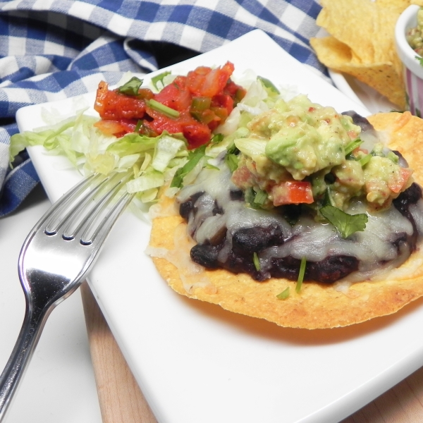 Black Bean Tostadas