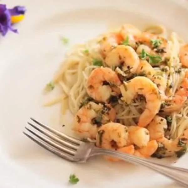 Garlic Butter Shrimp with Parsley