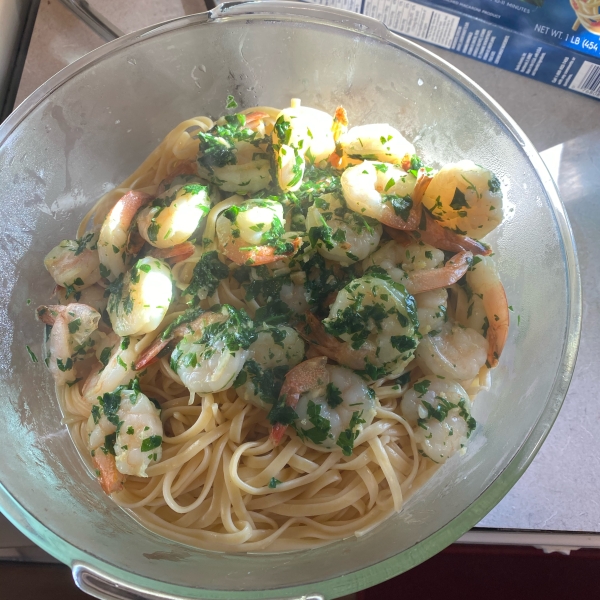 Garlic Butter Shrimp with Parsley