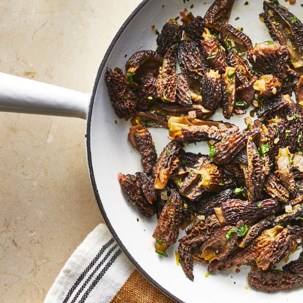 Sauteed Morel Mushrooms
