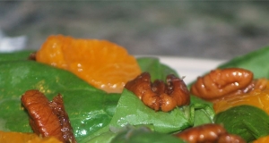 Spicy Mandarin Spinach Salad