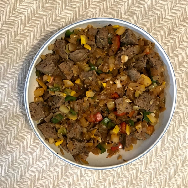 Turkey Sausage and Pepper Skillet