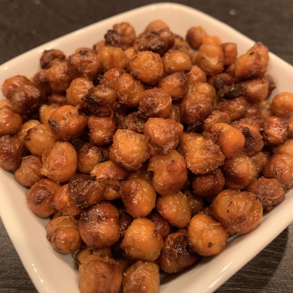 Roasted Spicy Garbanzo Beans