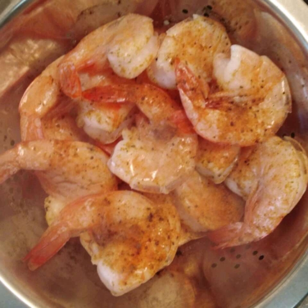 Spicy Steamed Shrimp