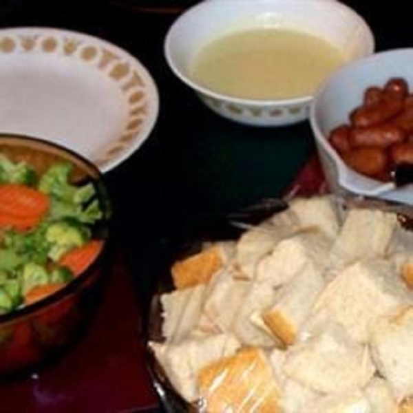 Baby Swiss Cheese Fondue