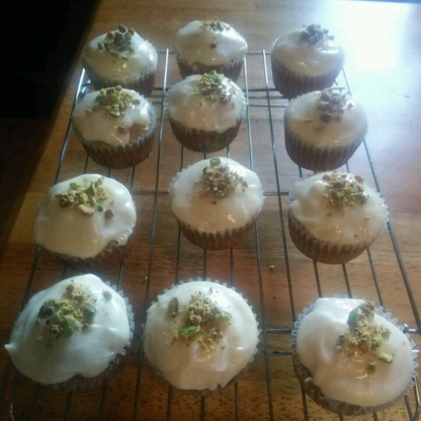 Real Pistachio Cupcakes