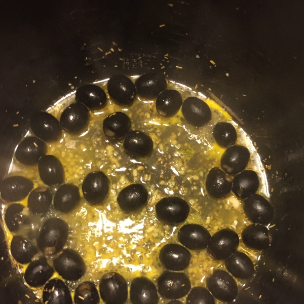 Orange and Rosemary Baked Olives