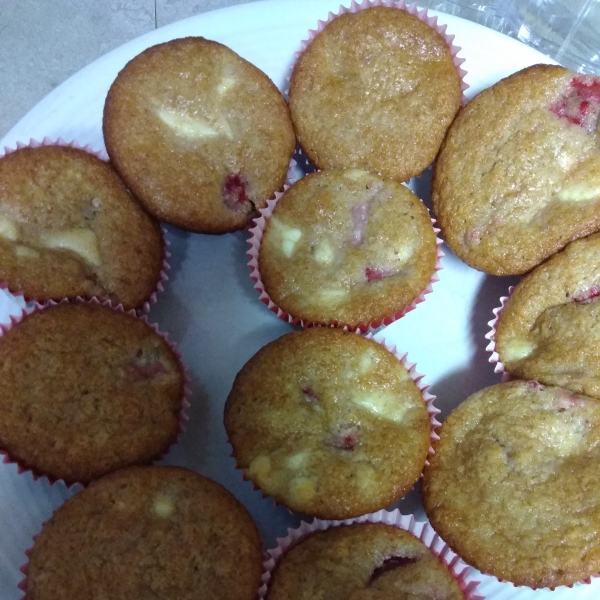 Strawberry Poppy Seed Cream Cheese Muffins